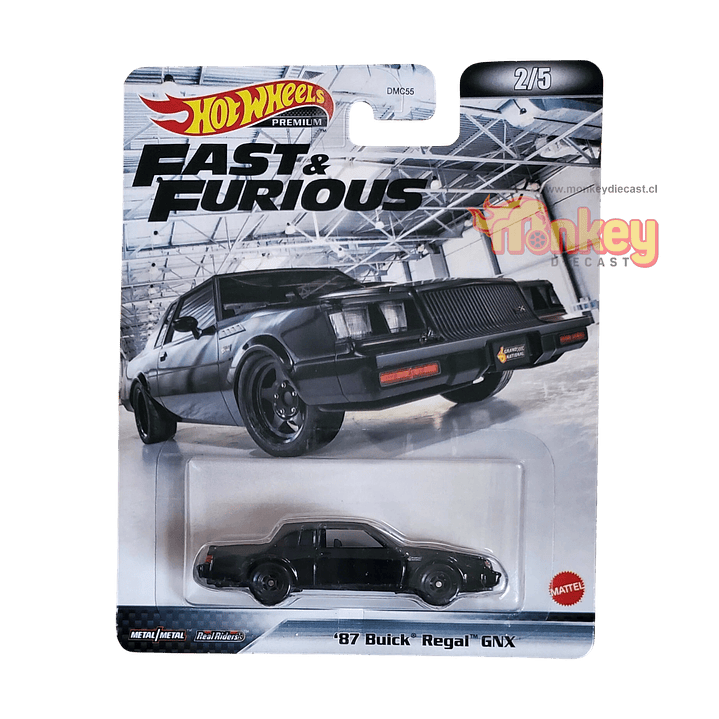 87 Buick regal GNX - hot wheels premium 1