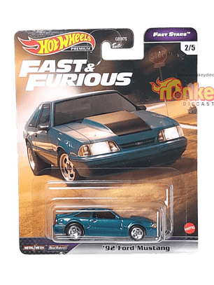 92 Ford Mustang - hot wheels premium