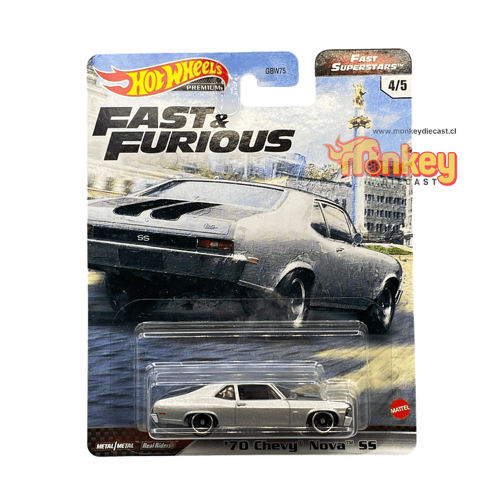 70 chevy nova ss - Rapido y furiosos hot wheels 2022 fast superstars 1