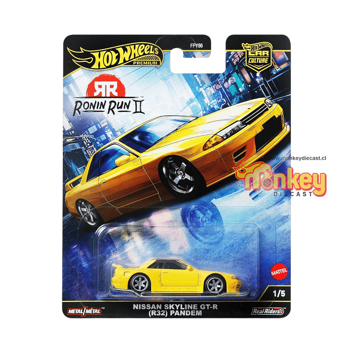 nissan skyline GT-R r32 pandem - hot wheels premium 2025 1