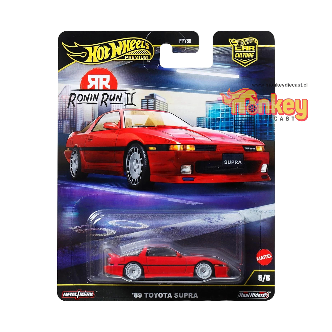 89 toyota supra - hot wheels premium 2025 1