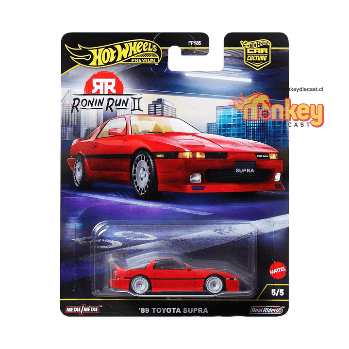 89 toyota supra - hot wheels premium 2025 1