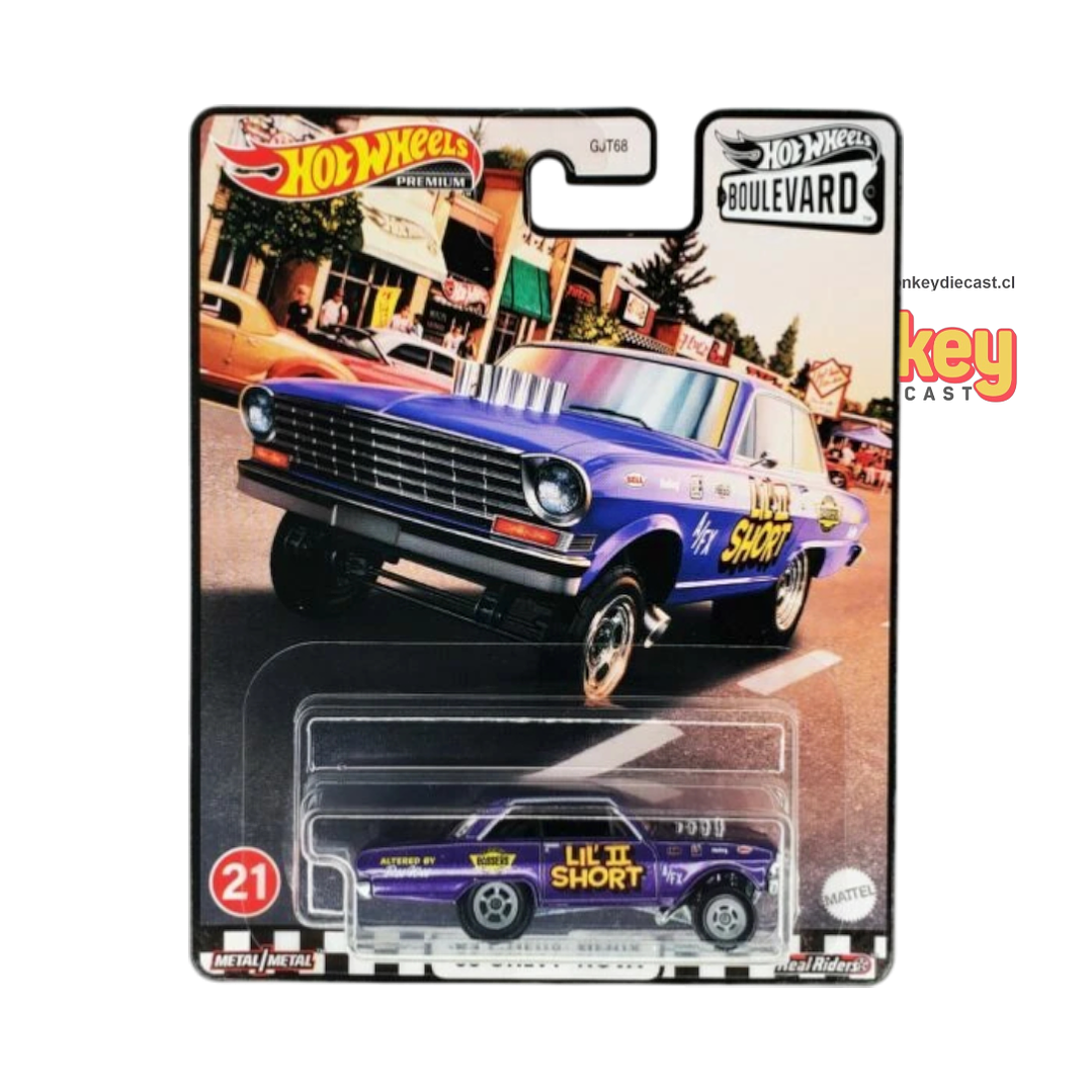 63 chevy nova - hot wheels premium 2021 1