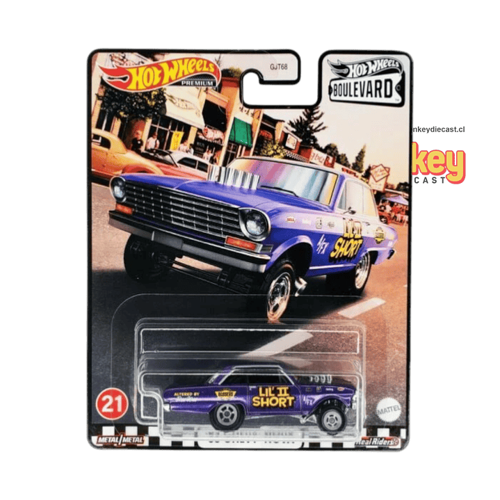 63 chevy nova - hot wheels premium 2021 1
