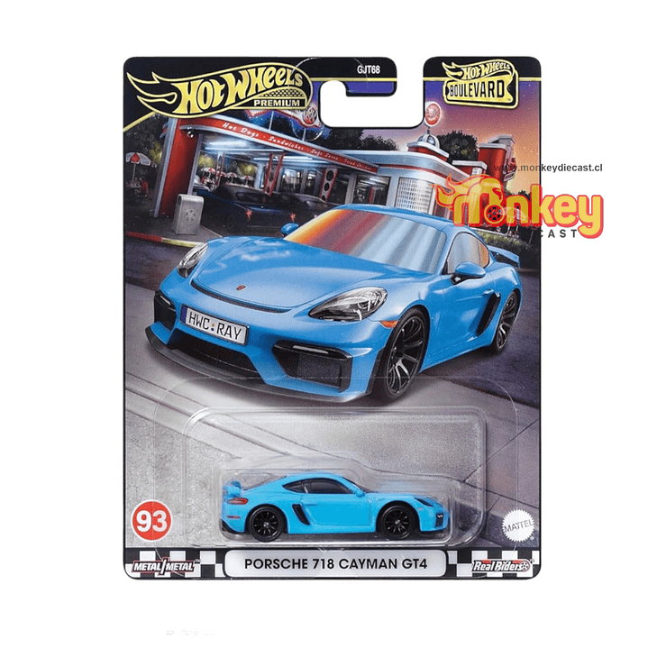 porsche 718 cayman GT4 - hot wheels premium 2023 1