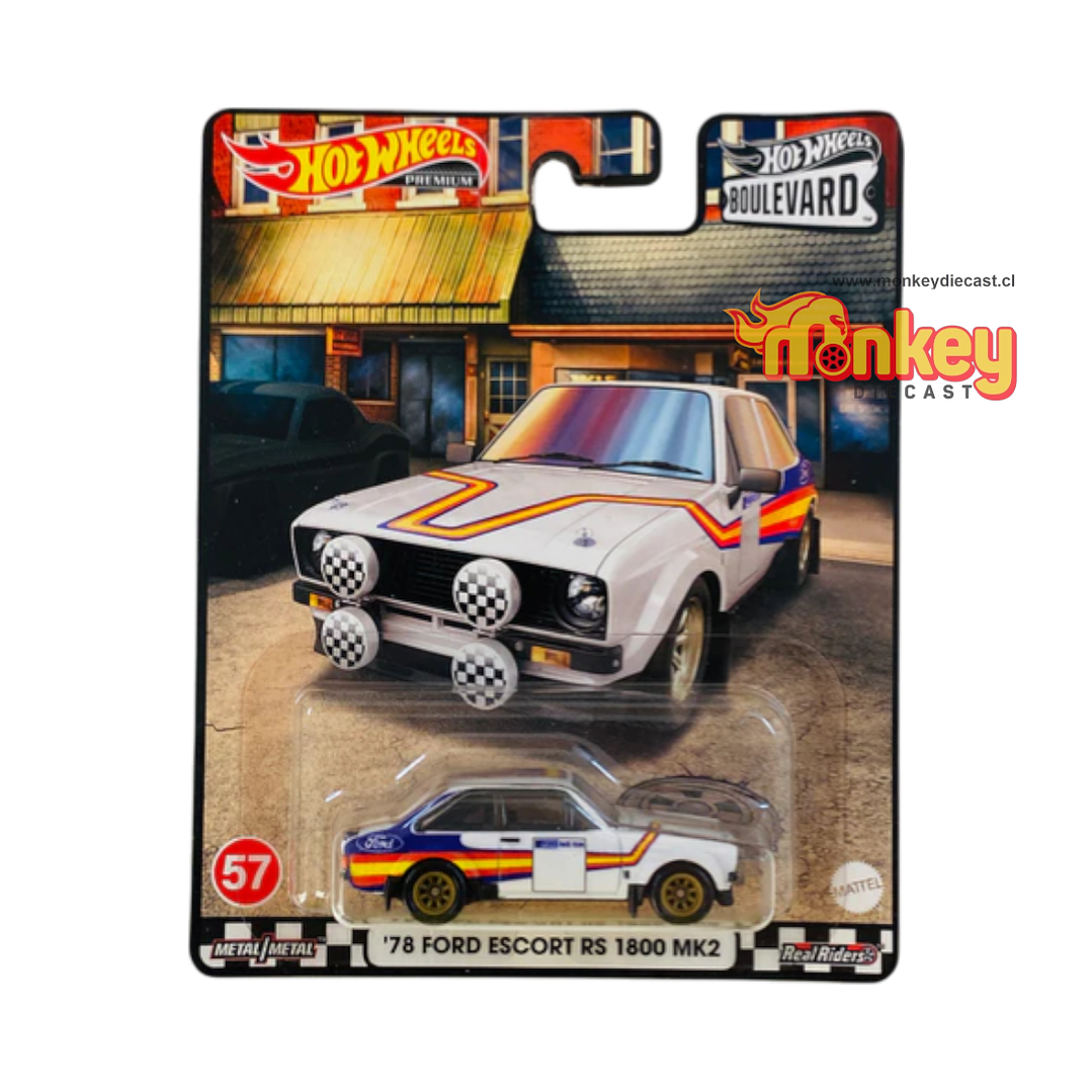 78 ford escort rs 1800 mk2 - hot wheels premium 2021 1