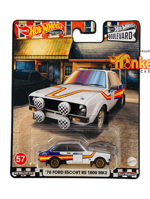 78 ford escort rs 1800 mk2 - hot wheels premium 2021