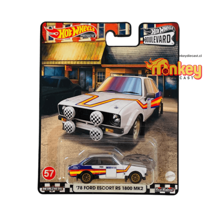78 ford escort rs 1800 mk2 - hot wheels premium 2021 1