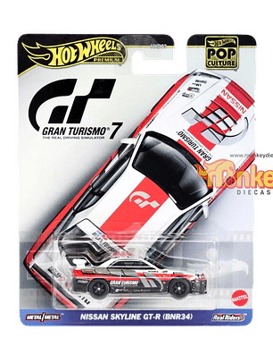 nissan skyline GT-R BNR34 - hot wheels gran turismo 2024