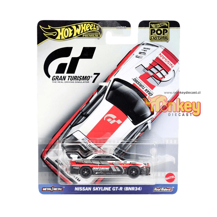 nissan skyline GT-R BNR34 - hot wheels gran turismo 2024 1
