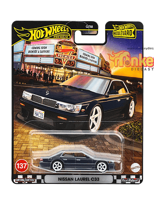 nissan laurel c33  - hot wheels premium 2026