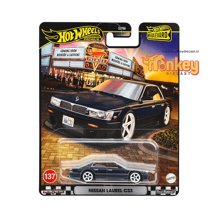 nissan laurel c33  - hot wheels premium 2026 1