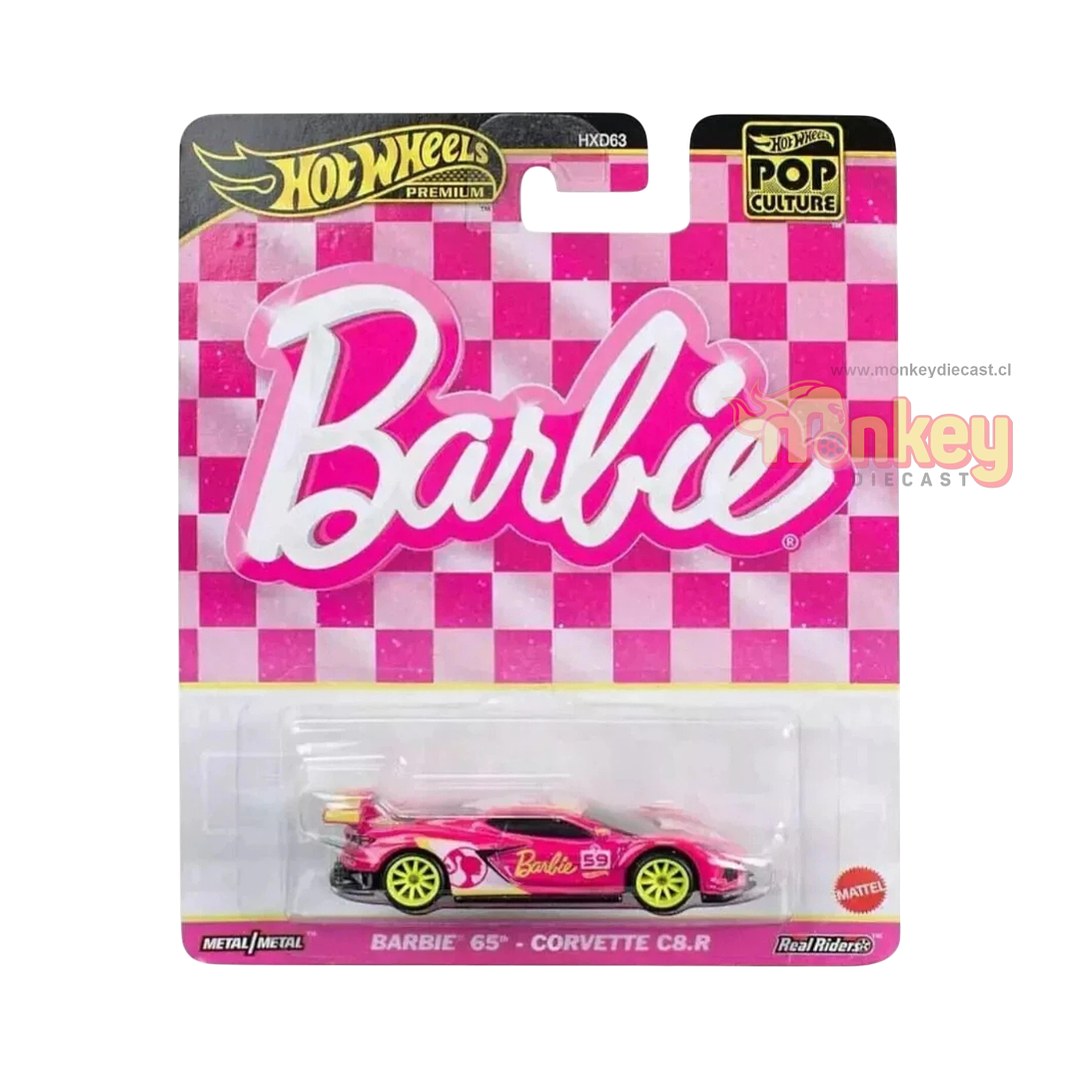 barbie 65 - corvette C8.R - hot wheels premium 2025 1