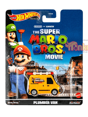 plumer van - the super mario bros the movie - hot wheels premium 2023