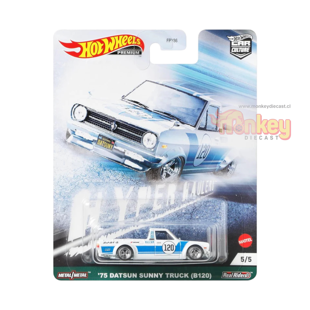 75 datsun sunny truck B120 - hot wheels premium 2022 1