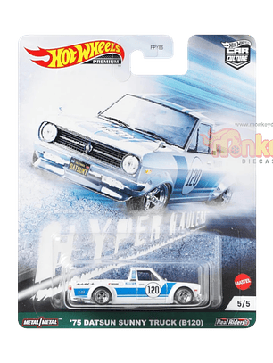 75 datsun sunny truck B120 - hot wheels premium 2022