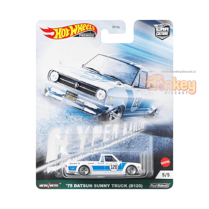 75 datsun sunny truck B120 - hot wheels premium 2022 1