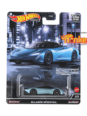 Mclaren speedtail - hot wheels premium 2022