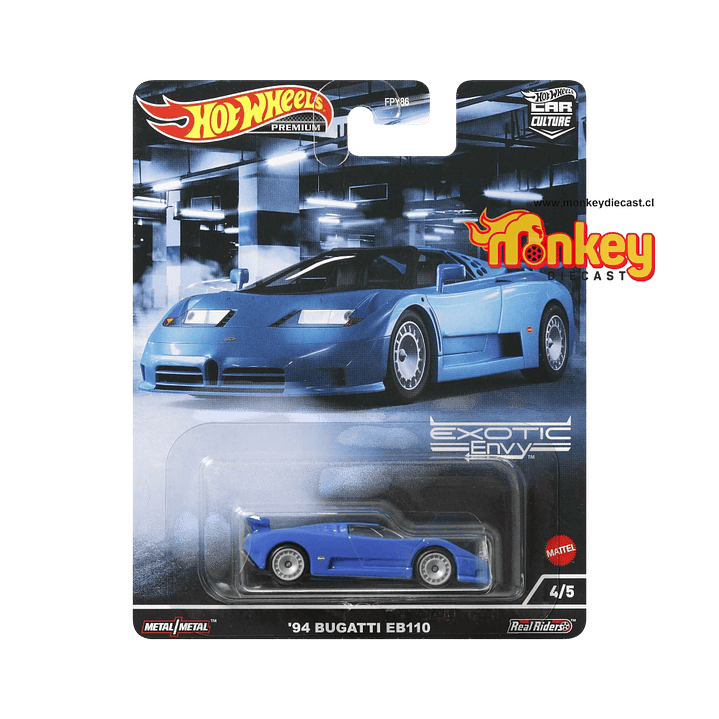 94 Bugatti eb110 - hot wheels premium 2022 1