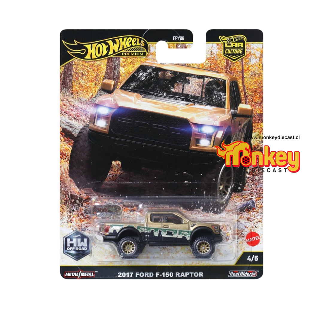 2017 ford F-150 raptor - hot wheels premium 2025 1