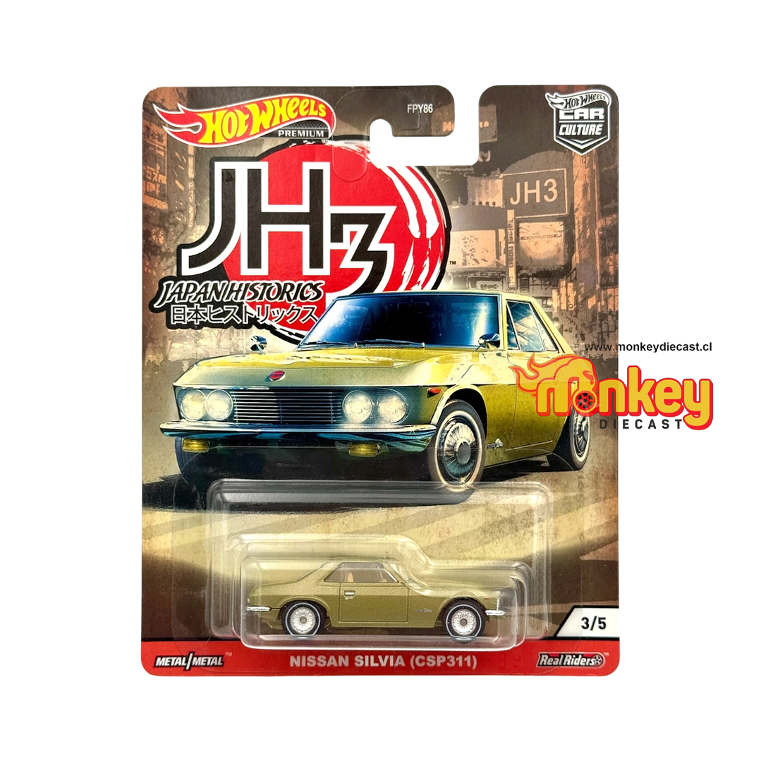 nissan silvia csp311 - hot wheels premium 2020 1