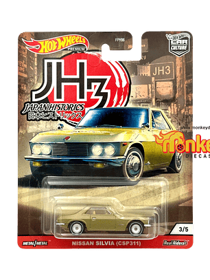 nissan silvia csp311 - hot wheels premium 2020
