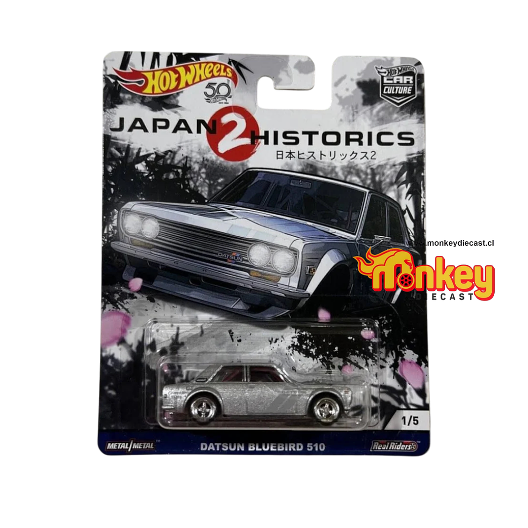 datsun bluebird 510 - hot wheels premium 2018 1