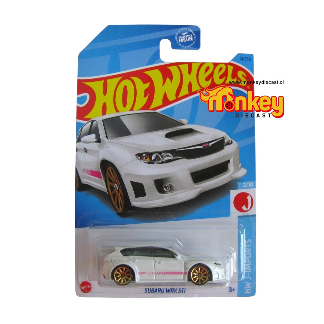 Subaru WRX STI blanco - Hot Wheels 2022 1
