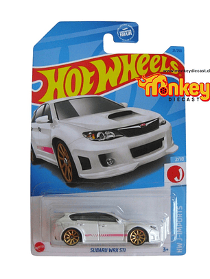 Subaru WRX STI blanco - Hot Wheels 2022