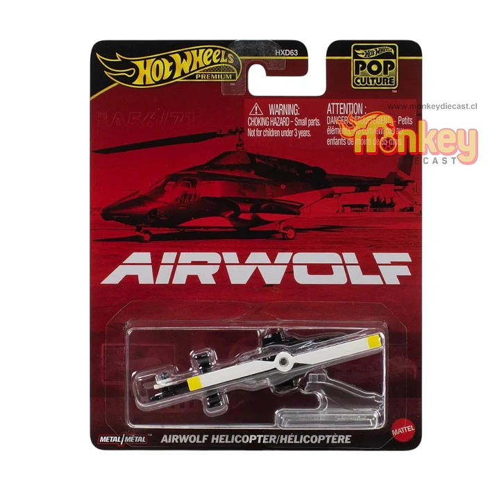 Hot Wheels 2025 Premium Airwolf - lobo del aire 1