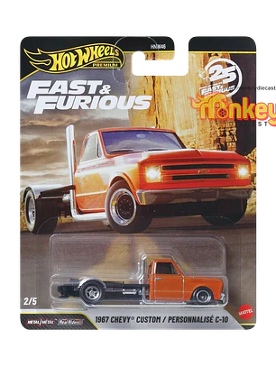 1967 chevy custom hot wheels premium - rapido y furiosos