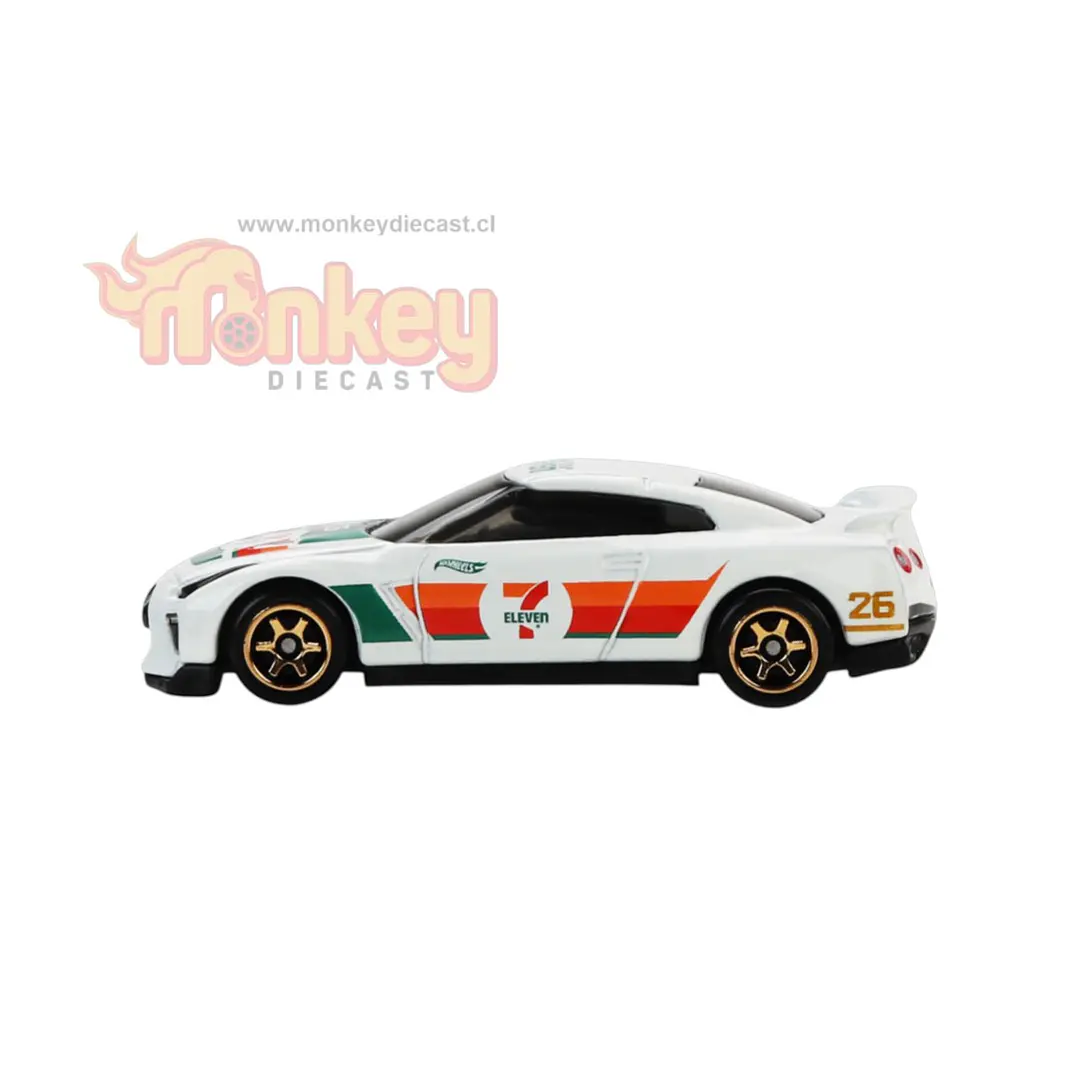Nissan skyline r35 seven eleven - hot wheels 3