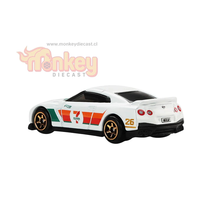 Nissan skyline r35 seven eleven - hot wheels 4