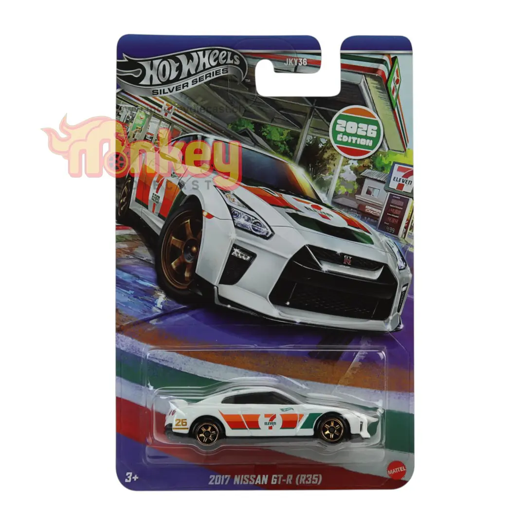 Nissan skyline r35 seven eleven - hot wheels 1
