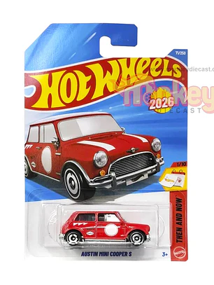austin mini cooper s rojo - hot wheels 2026