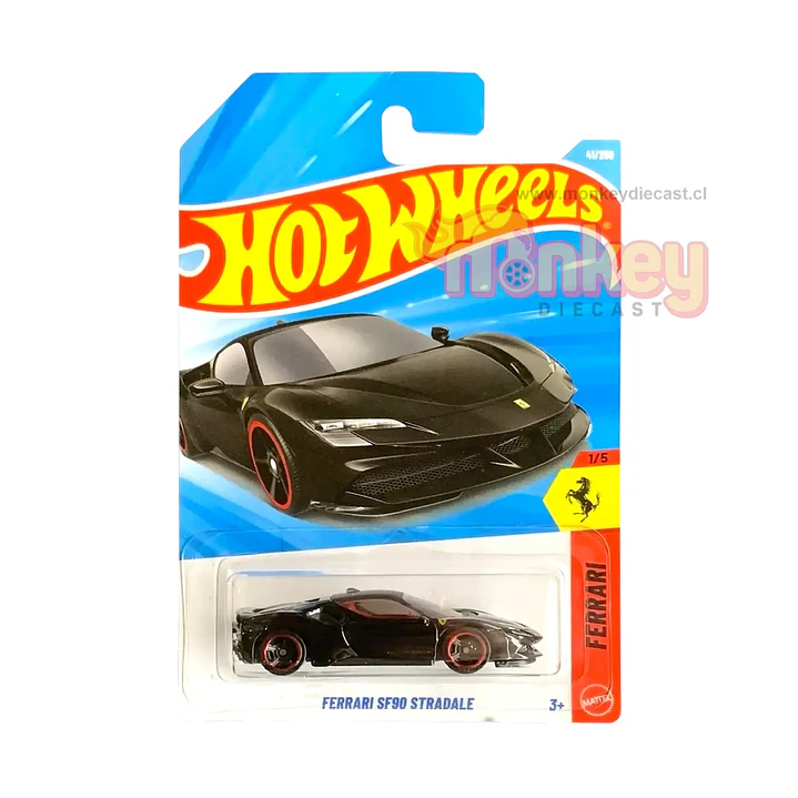 hot wheels Ferrari sf90 Stradale negro  2026 1