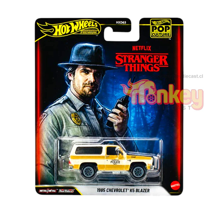 Hot Wheels Premium 1985 chevrolet k5 blazer - stranger things 1