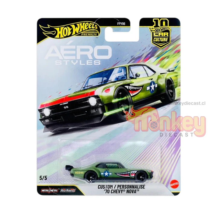 Hot Wheels Premium custom 70 chevy nova 1