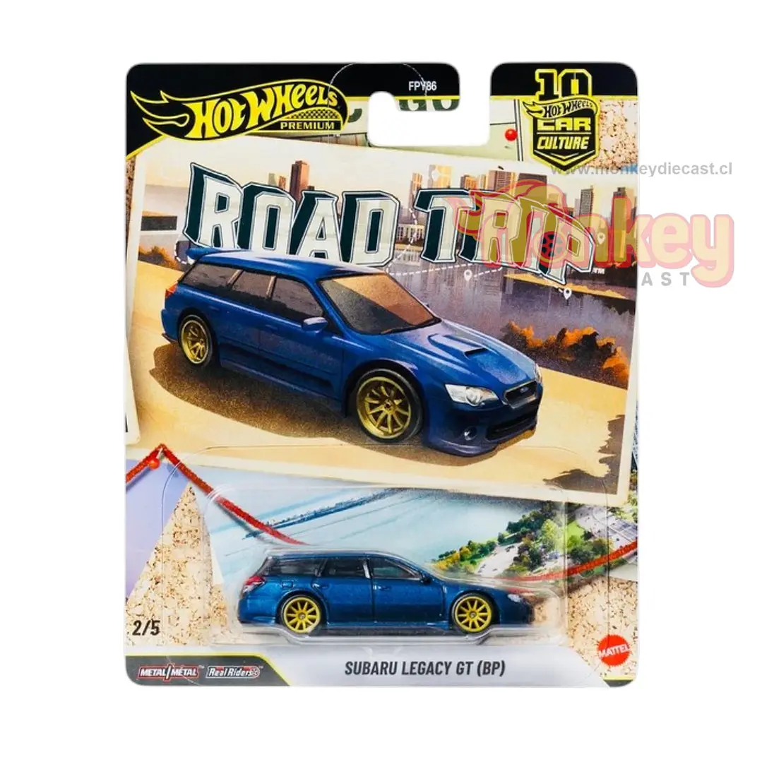 Hot Wheels Premium subaru legacy gt (bp) road trip 1