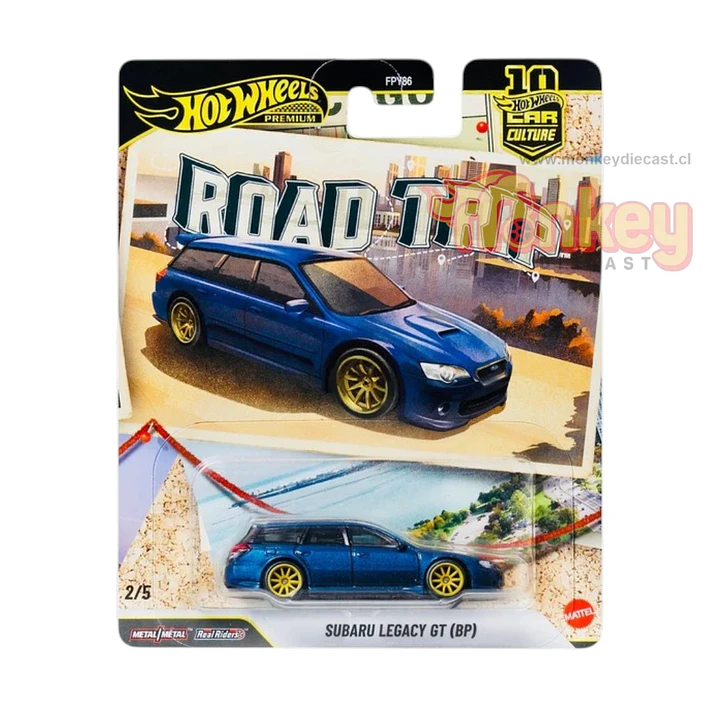 Hot Wheels Premium subaru legacy gt (bp) road trip 1