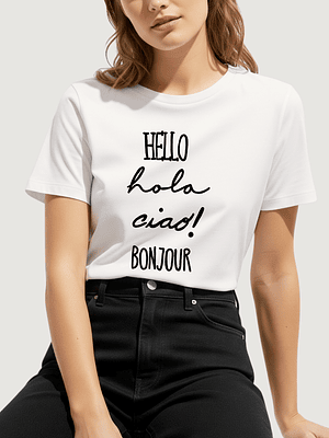 Camiseta Hello