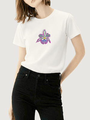 Camiseta Orquídea 