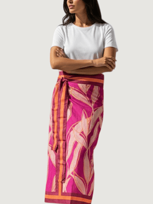 Falda Pareo Selva Morada