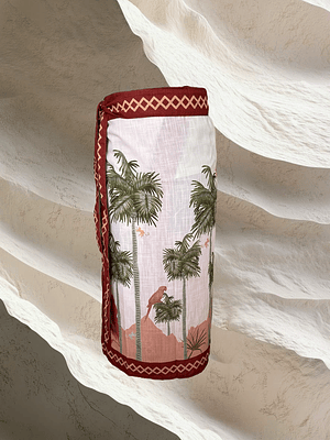 Falda Pareo Palmas y Micos