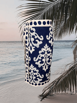 Falda Pareo Damask Azul
