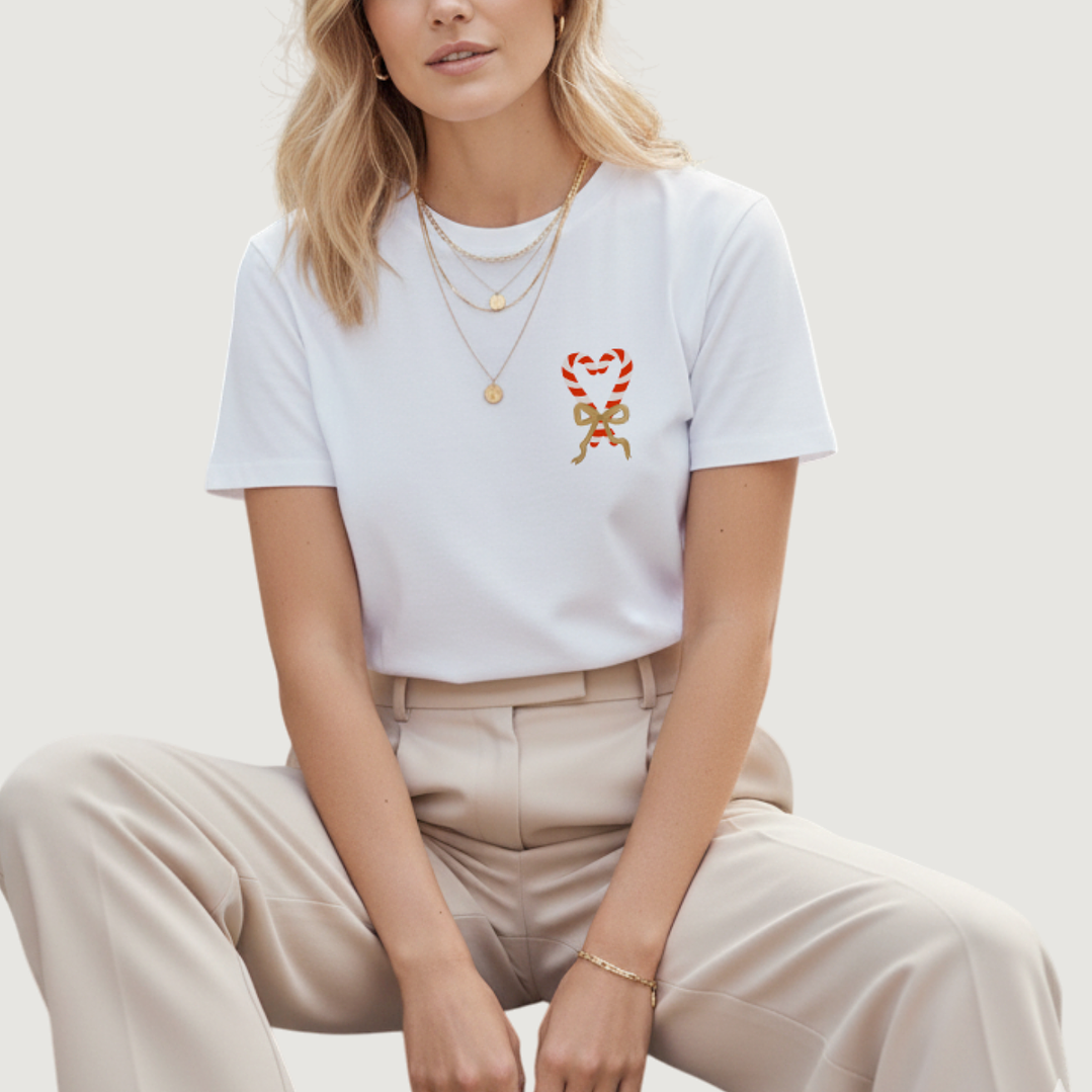 Camiseta Bastones Navidad 1