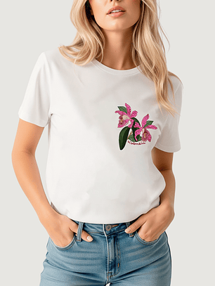 Camiseta Orquídeas