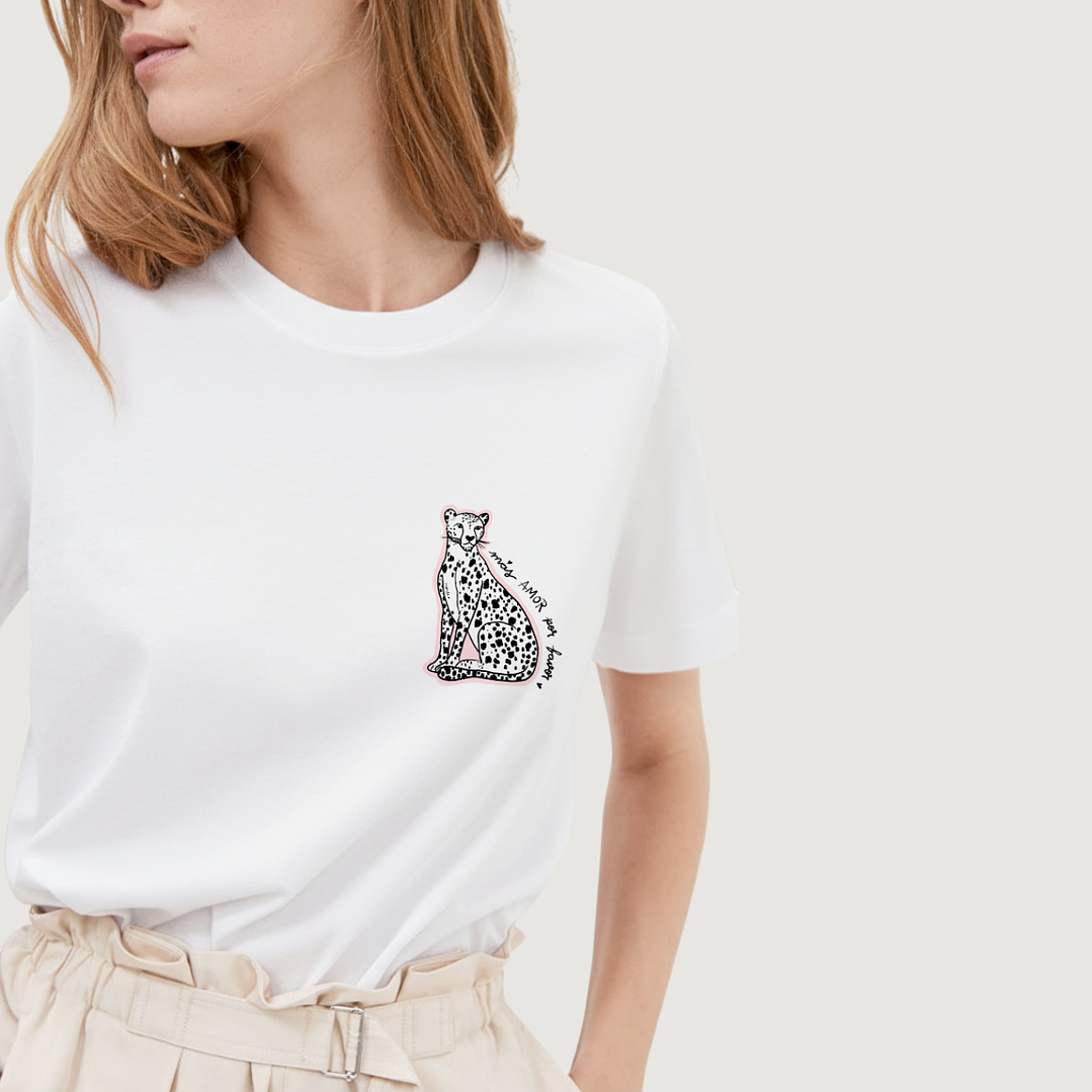 Camiseta Leopardo + amor 1