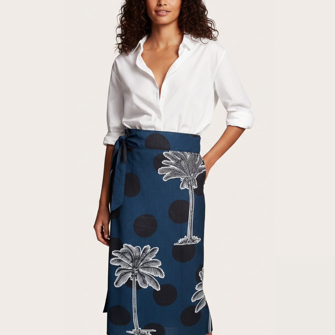 Falda Pareo Palmas y Puntos 2