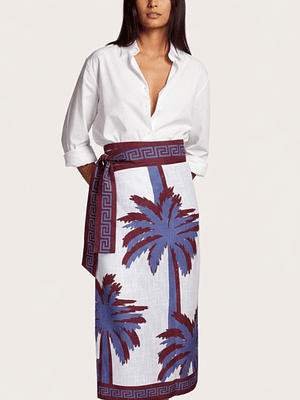 Falda Pareo Entre Palmas